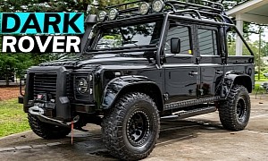 LS3-Swapped Custom 1991 Land Rover Defender 110 Is Corvette-Powered, Darth Vader-Approved