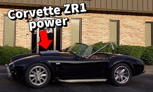 LT5-Swapped Shelby Cobra Has Sacrilege Written All Over, but It's Ridiculously Cool
