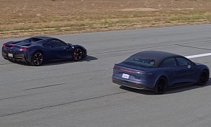 Lucid Air Sapphire Drag Races Ferrari SF90 Spider, All Bets Are Off