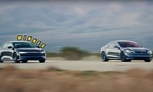 Lucid Air Sapphire Drag Races Tesla Model S Plaid, It's Time for Revenge