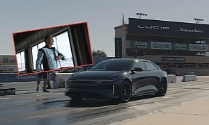 Lucid Air Sapphire Runs 8.9s Quarter Mile With Former Top Gear Stig Ben Collins Driving