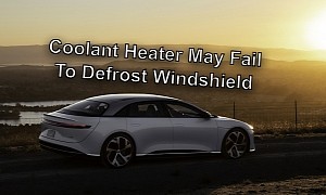 Lucid Recalls Air Electric Sedan Over Potential High-Voltage Coolant Heater Failure