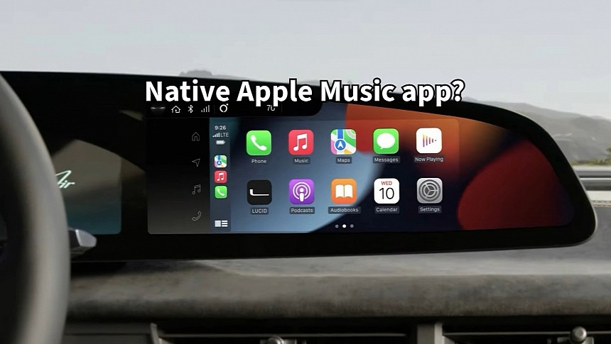 Lucid Air offers Apple CarPlay integration