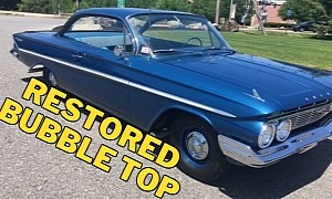 Lucky Bubble Top: 1961 Bel Air Spent Years in a Garage, Now a Perfect 10