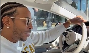 Ludacris Gets Electric Golf Cart for His Wife, He Tests Out the Mercedes EQS 580