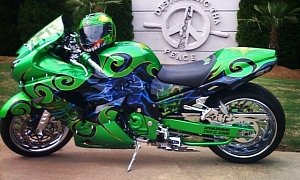 Ludacris Takes His Robert Fisher-Pimped Kawasaki Ninja for a Ride