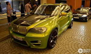 Lumma Design CLR X 530 BMW X5 Shines Green in Dubai