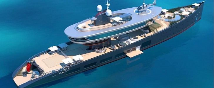 Alice superyacht concept is a gorgeous, eco-friendly vessel that disrupts traditional yacht design