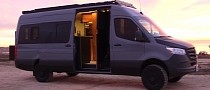 Luxurious Camper Van Features a Unique Layout With a Hidden Lift Bed and Home Cinema