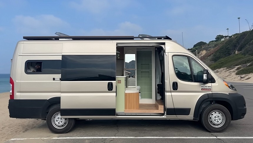 Luxurious Camper Van Is Riddled With Hidden Features and Stunning Design Touches