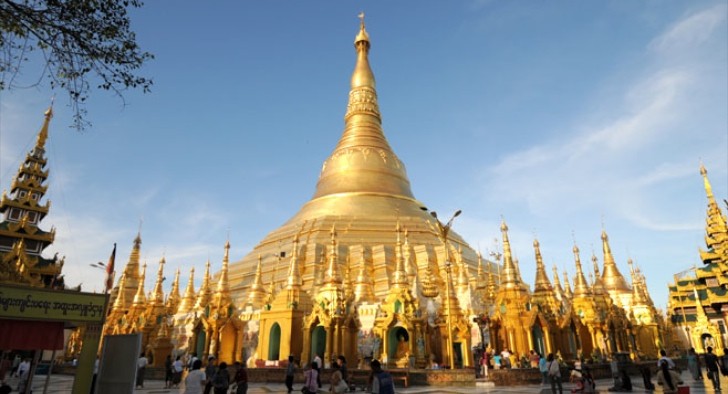 Myanmar gold pagoda
