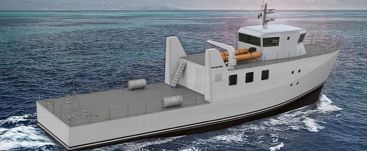 Zeus is an experimental ship powered by hydrogen fuel cells