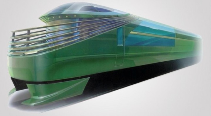 Japan's New Luxury Train with an open deck 