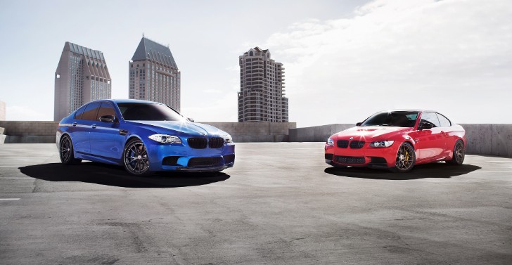 BMW F10 M5 and E92 M3 on HRE wheels