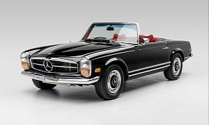M116-Swapped 1968 Mercedes-Benz 280 SL Pagoda Is Absolutely Gorgeous