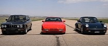 M535i Races a 944 Turbo and a 911, Gets In Over Its Head When a GR Supra Shows Up