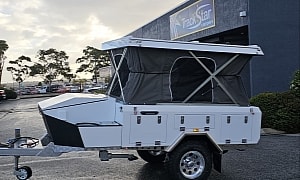 M8Trex Travel Trailer Could Be the Perfect Off-Road and Summer-Worthy Couple's Camper