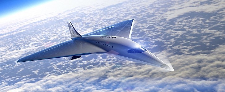 Virgin Galactic Mach 3 airplane