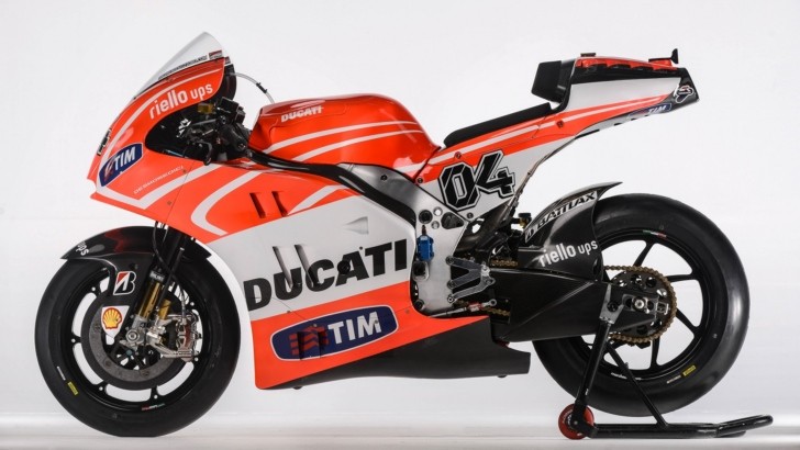 The Ducati GP13 bike