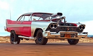 Mad Max Meets Christine in This Wild Plymouth Fury Rendering