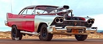 Mad Max Meets Christine in This Wild Plymouth Fury Rendering