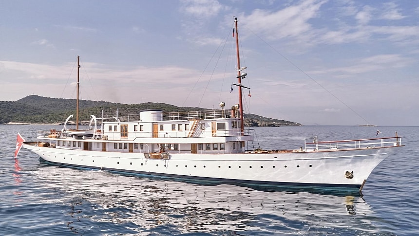 122-year-old classic yacht Madiz 