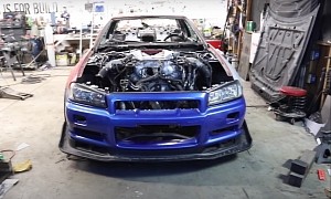 Madman Fits R34 Skyline Body On Top of R35 GT-R Chassis