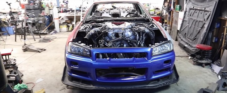 R34 on R35 chassis
