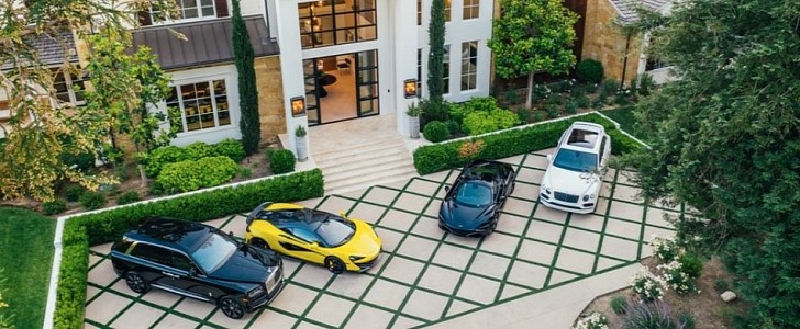 Gorgeous compound with custom 5-bay garage could be yours, after The Weeknd and Madonna owned it