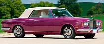 Magenta 1971 Rolls-Royce Corniche Linked to an Unsolved Murder Case Up for Auction