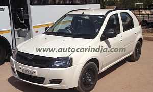 Mahindra Verito Vibe Spotted Undisguised… Yes, It's a Chopped Dacia Logan