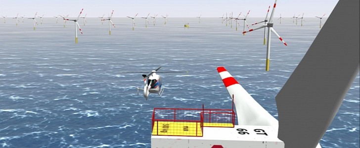Drone Wind Farm is a project dedicated to the use of large drones for wind farm maintenance