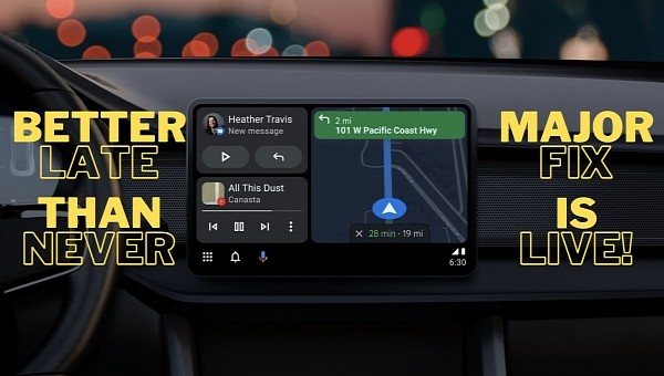 New fix now available for Android Auto