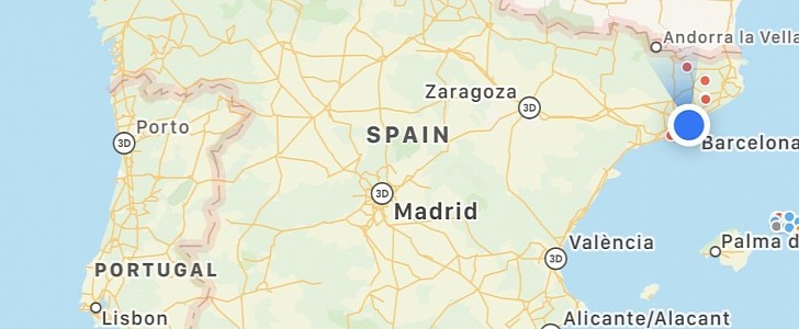 The new Apple Maps experience in Spain