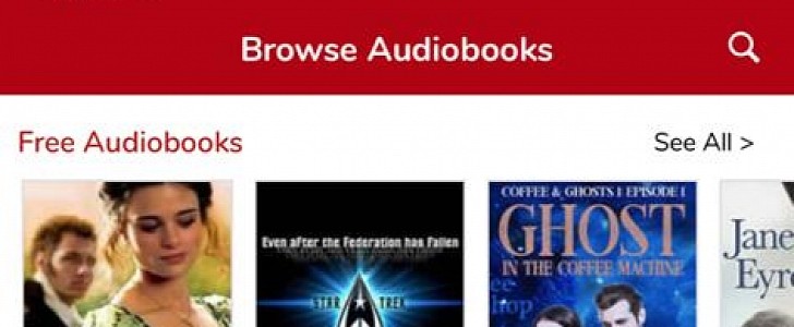Audiobooks Now on iPhone