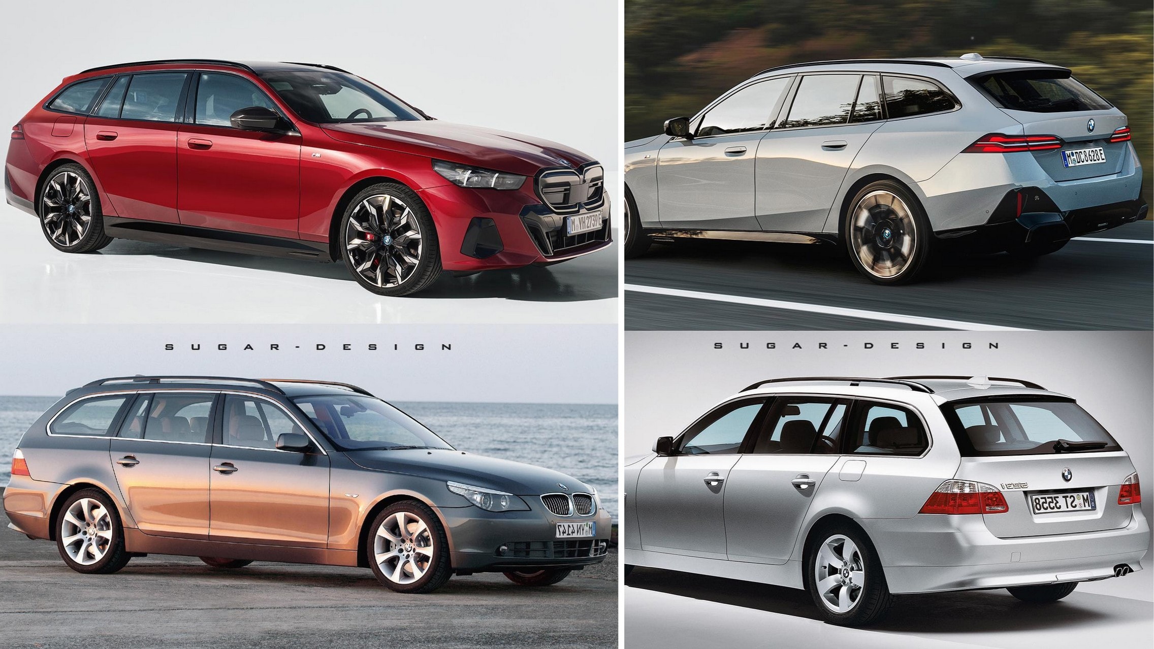 Make-Believe G61 BMW i5 Touring Gets Compared to E60 Wagon, Resemblance Is Uncanny