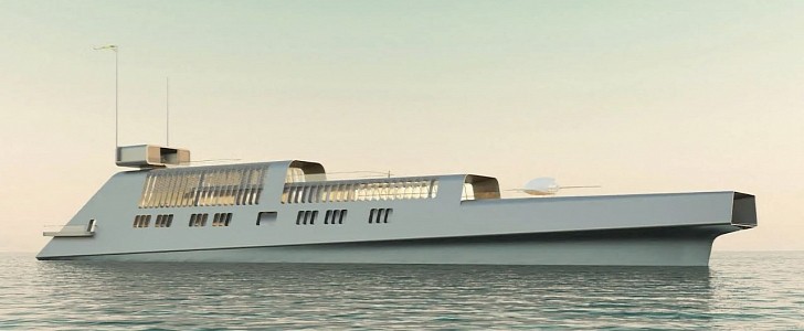 MAKO eco-explorer, a superyacht concept that throws the book of naval design out the window
