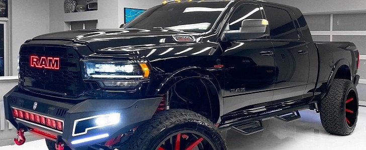 Lifted Ram HD Forgiato G1 for NFL's Maliek Collins by 713 Motoring