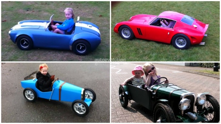 Man Build Scale Shelby Cobra, Ferrari 250 GTO for His Daughter Scarlett