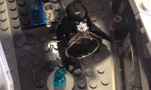 Man Builds Lego Star Destroyer, Puts Engagement Ring Inside for Girlfriend