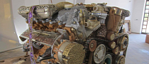 Man Builds Mercedes-Benz V12 Engine From 53 Different Materials