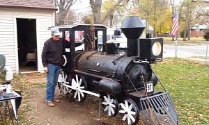 Man Builds Steam Engine BBQ Smoker, Names It after a Country Song