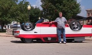 Man Builds Unique Drivable Upside-Down Truck