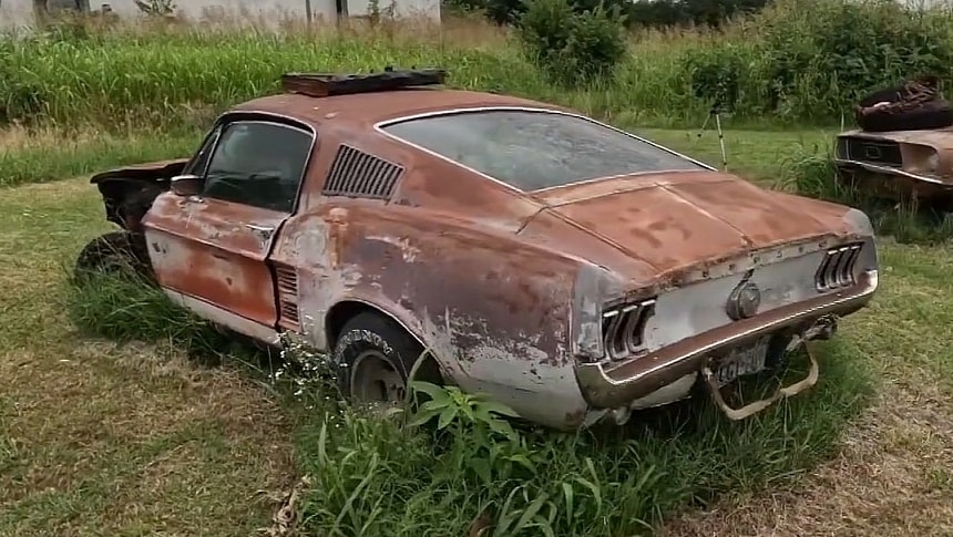 1967 Ford Mustang yard find