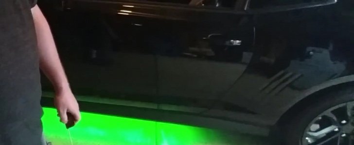 2014 Camaro SS with LED underbody lights