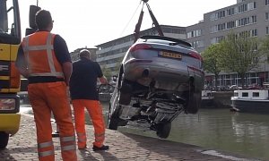 Man Crashes Audi Q5 into Rotterdam Waters