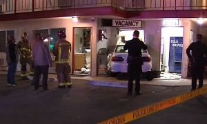 Man Crashes Chevrolet Into Motel Building After Dispute With Clerk
