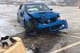 Man Crashes His Pontiac G8 Doing Donuts in Empty Parking Lot