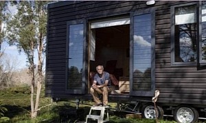 Man Ditches Conventional Living for a Sustainable Tiny House in His 80s