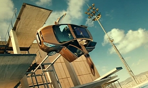 Man Dives Through Ford B-MAX in New Commercial